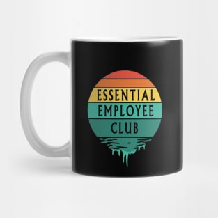 Essential Employee Club Vintage Sunset Mug